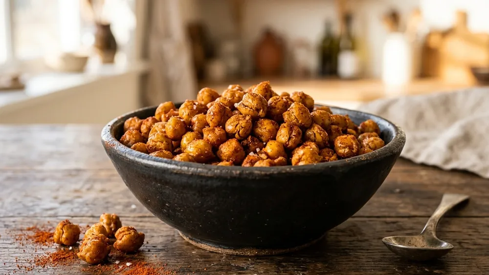Crispy Roasted Chickpeas
