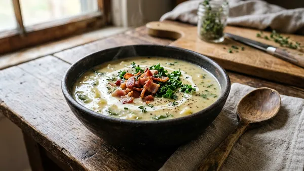Slow Cooker Tuscan Kale Soup