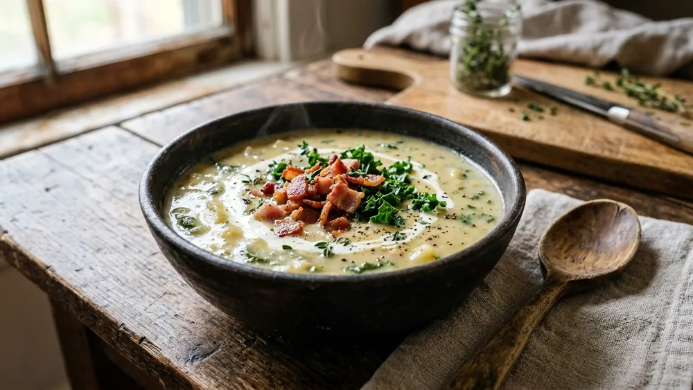 Slow Cooker Tuscan Kale Soup