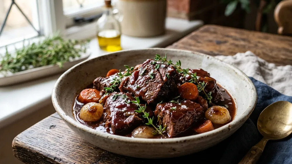 Slow Cooker Braised Beef
