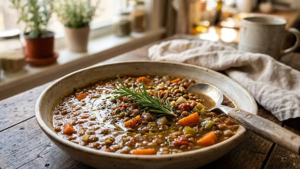Slow Cooker Vegetable Lentil Stew