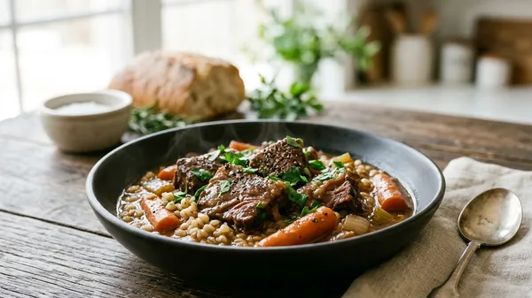 Slow-Simmered Beef & Barley Pot Roast