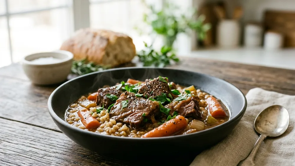 Slow-Simmered Beef & Barley Pot Roast