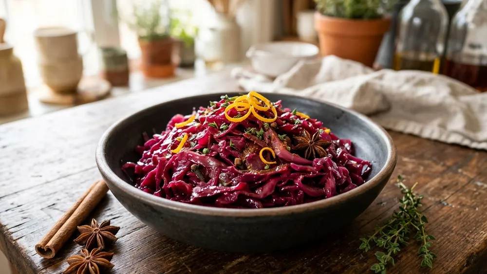 Winter Spiced Red Cabbage & Orange